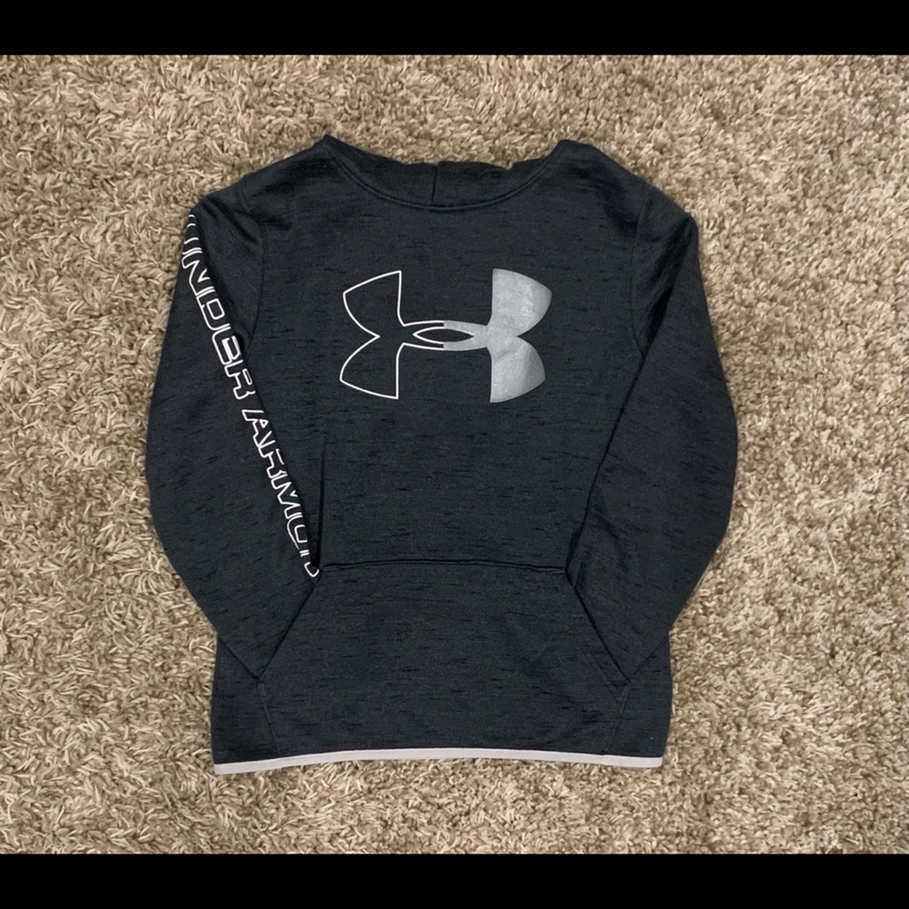 UNDER ARMOUR BOYS/GIRLS FLEECE BRANDED HOODIE
